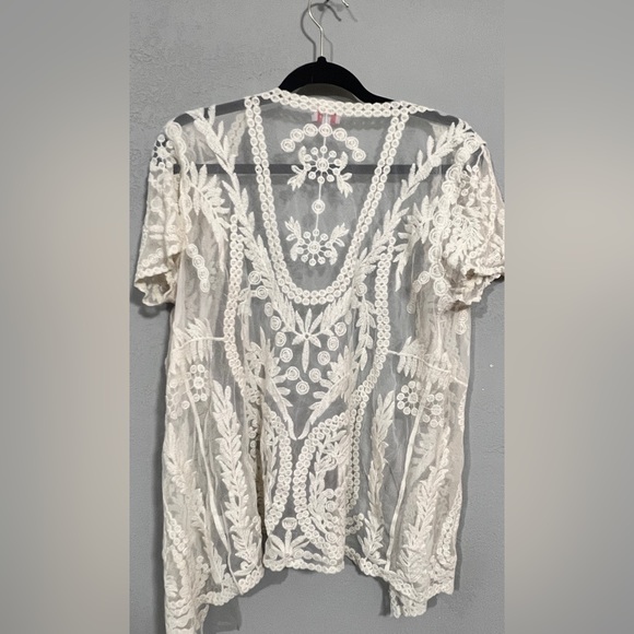 Pixley Lace Crochet Cardigan, Size M. - Picture 2 of 4